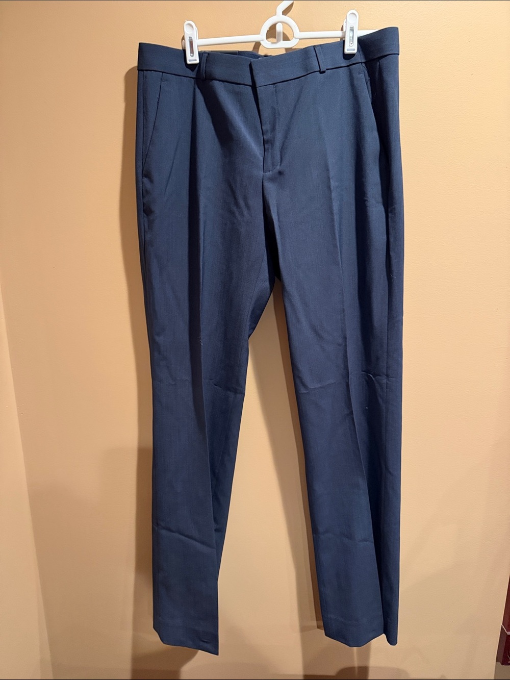 Banana Republic Women's Navy Straight-Leg Dress Pants